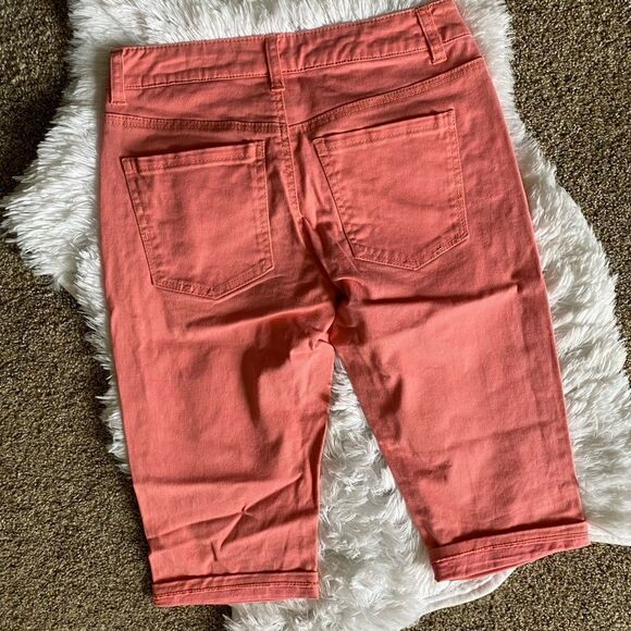 Liverpool Julia Short Capri Pink Lady Jeans Size 2 - Picture 2 of 9